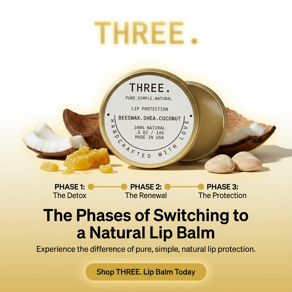 The Phases of Switching to a Natural Lip Balm: What Happens When You Start Using THREE.