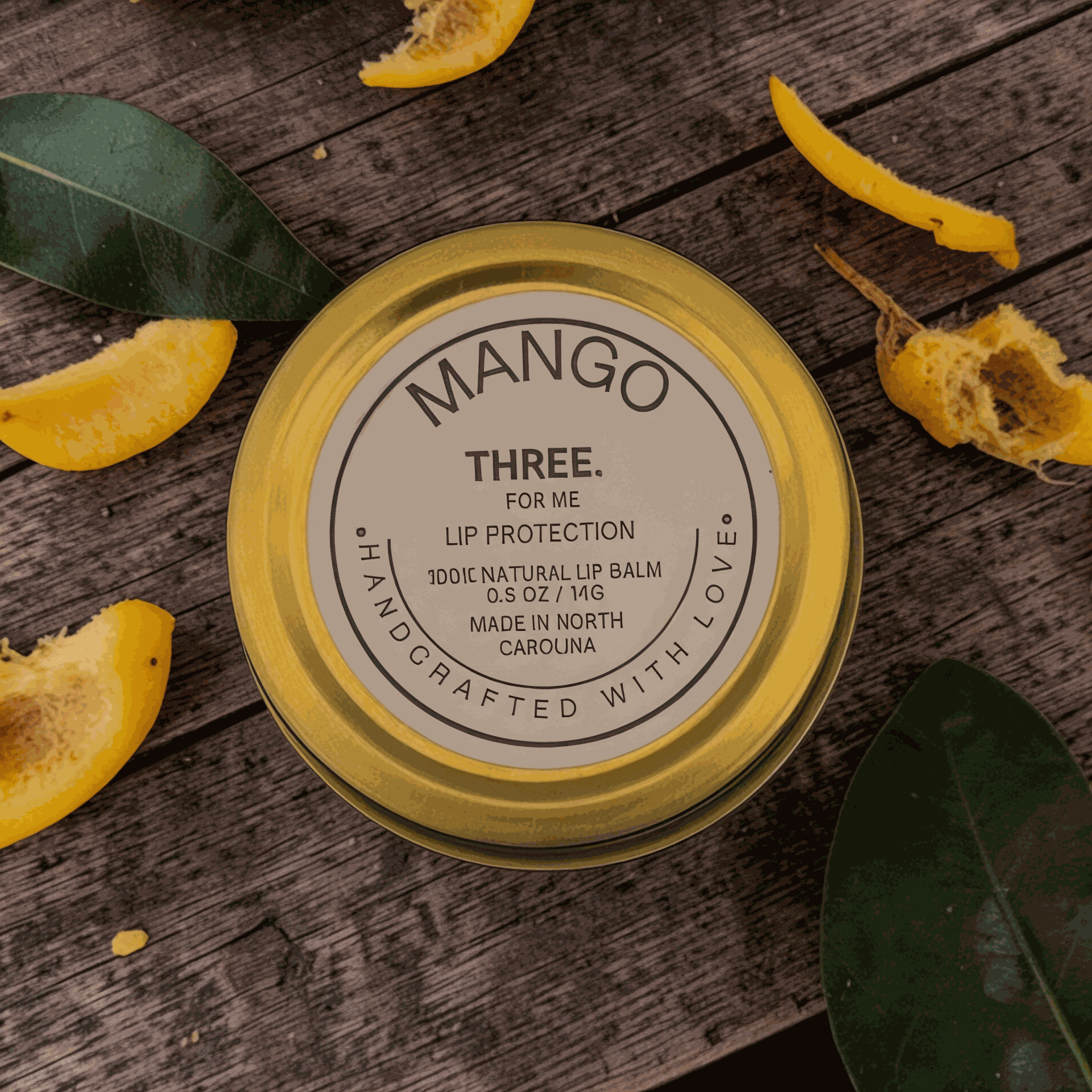 THREE. Mango Lip Protection | Coconut-Free Natural Lip Balm